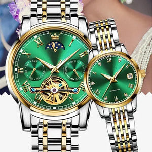 Couple's Automatic Pair Of Mechanical Watches - WAlMYe #