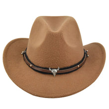 Load image into Gallery viewer, Cowhead Western Cowboy Hat Cornice - WAlMYe #
