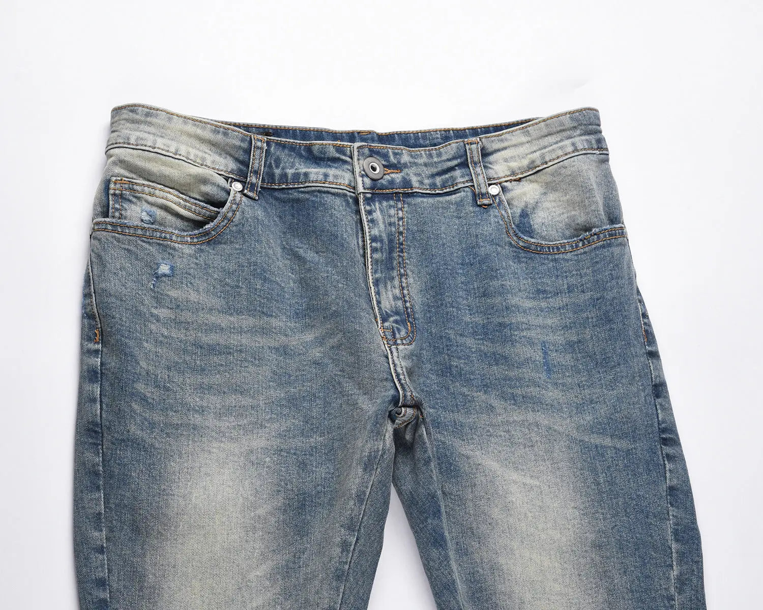 Cut Three-dimensional Stretch High Street Men's Jeans - WAlMYe #