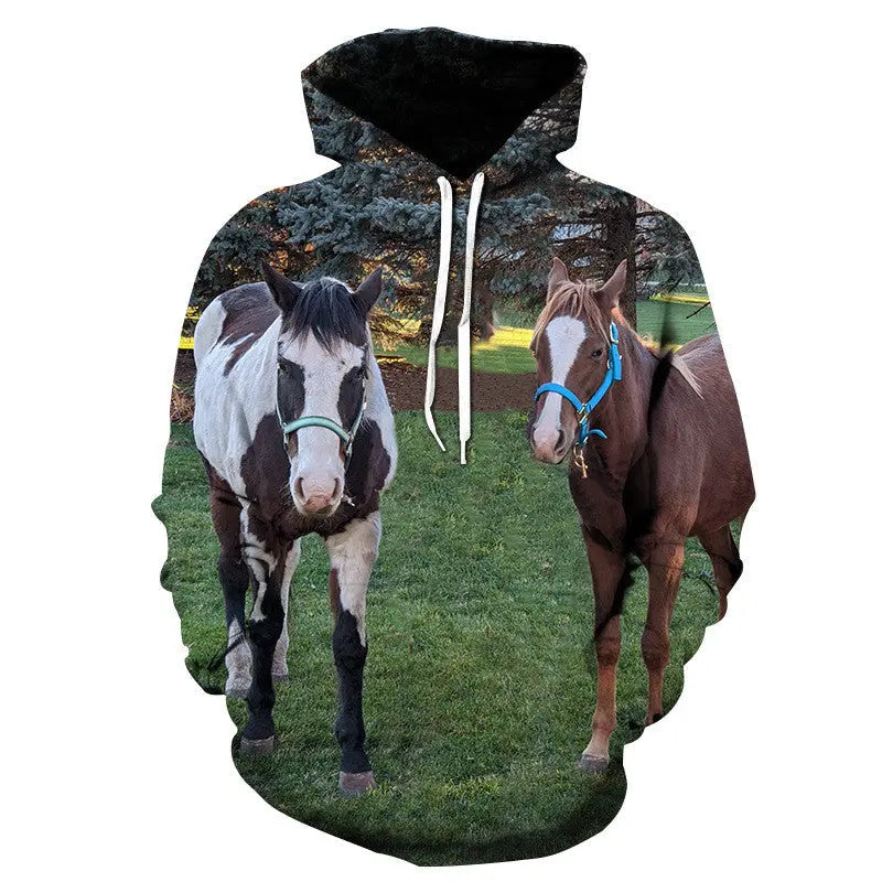 Cute Gentle Dog Men and Women 3D Pullover Hooded Sweater - WAlMYe #
