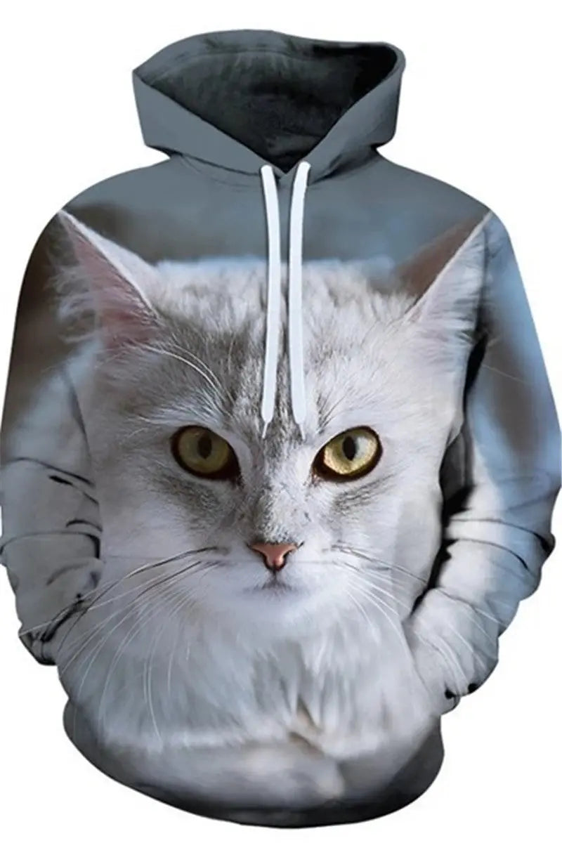 Cute Gentle Dog Men and Women 3D Pullover Hooded Sweater - WAlMYe #
