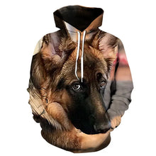 Load image into Gallery viewer, Cute Gentle Dog Men and Women 3D Pullover Hooded Sweater - WAlMYe #
