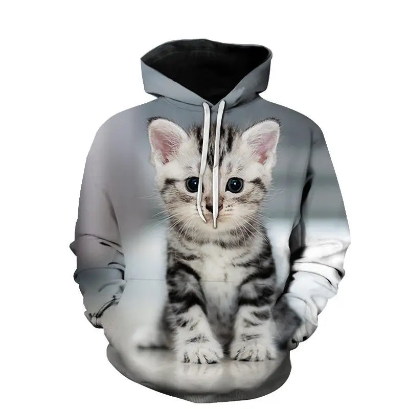 Digital Print Casual Couple Sports Hoodie - WAlMYe #