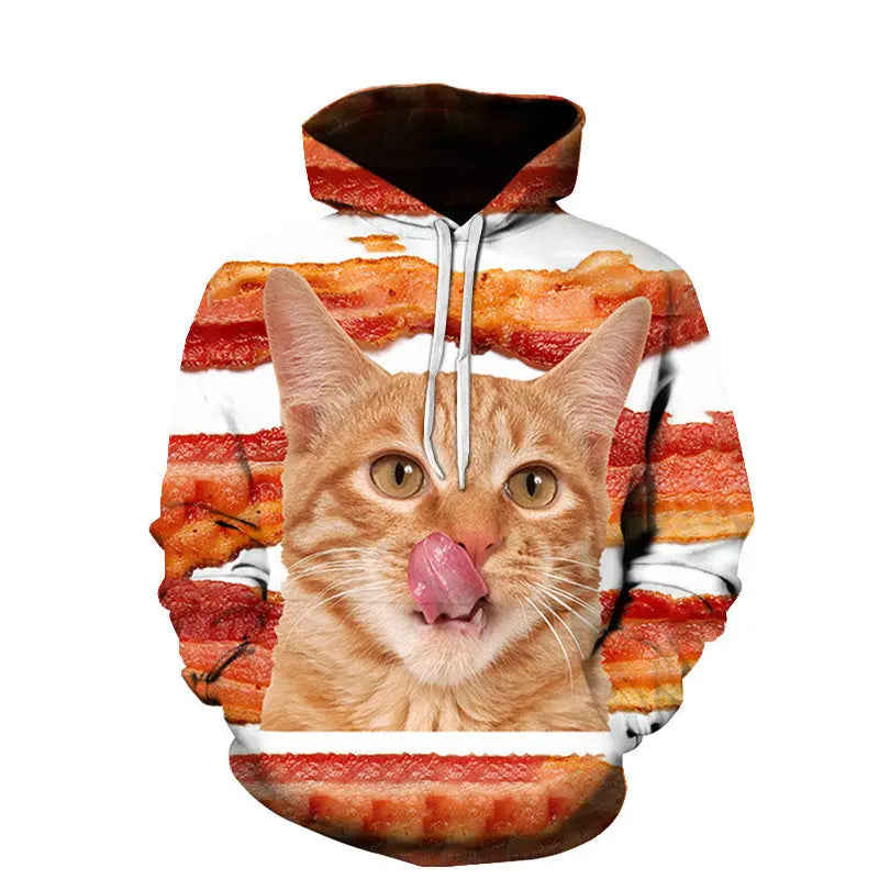 Digital Print Casual Couple Sports Hoodie - WAlMYe #