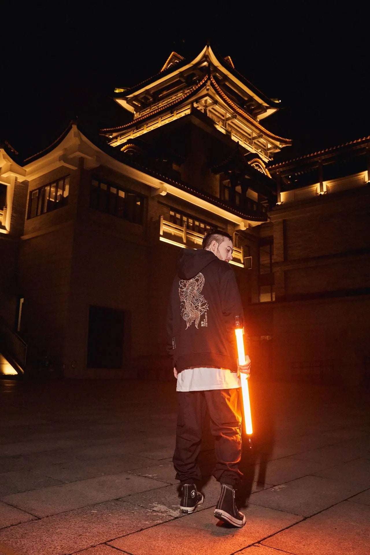 Digital printed sweatshirt with letters on the back - WAlMYe #