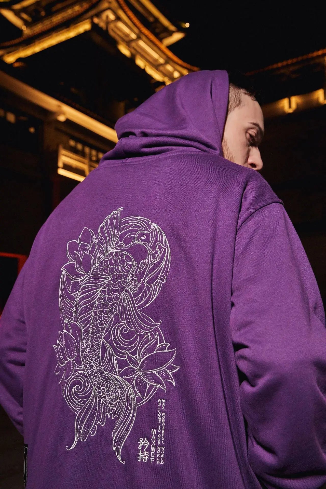 Digital printed sweatshirt with letters on the back - WAlMYe #