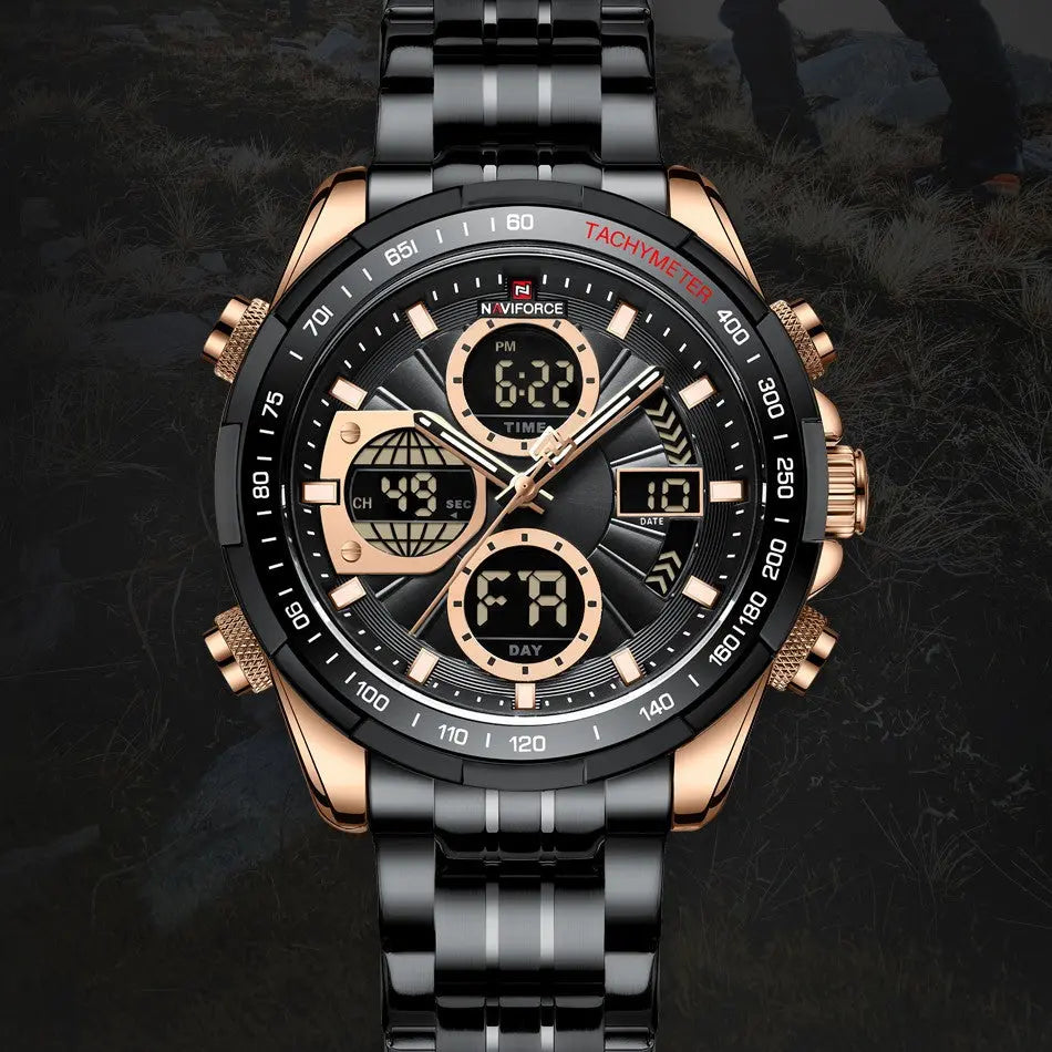 Double Waterproof Luminous Multifunctional Sports Men's Watch - WAlMYe #