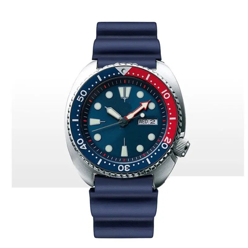 Dual Color Rotating Tape Quartz Men's Watch - WAlMYe #