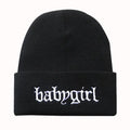 Embroidered Knitted Hat Warm Pullover Hip Hop - WAlMYe #