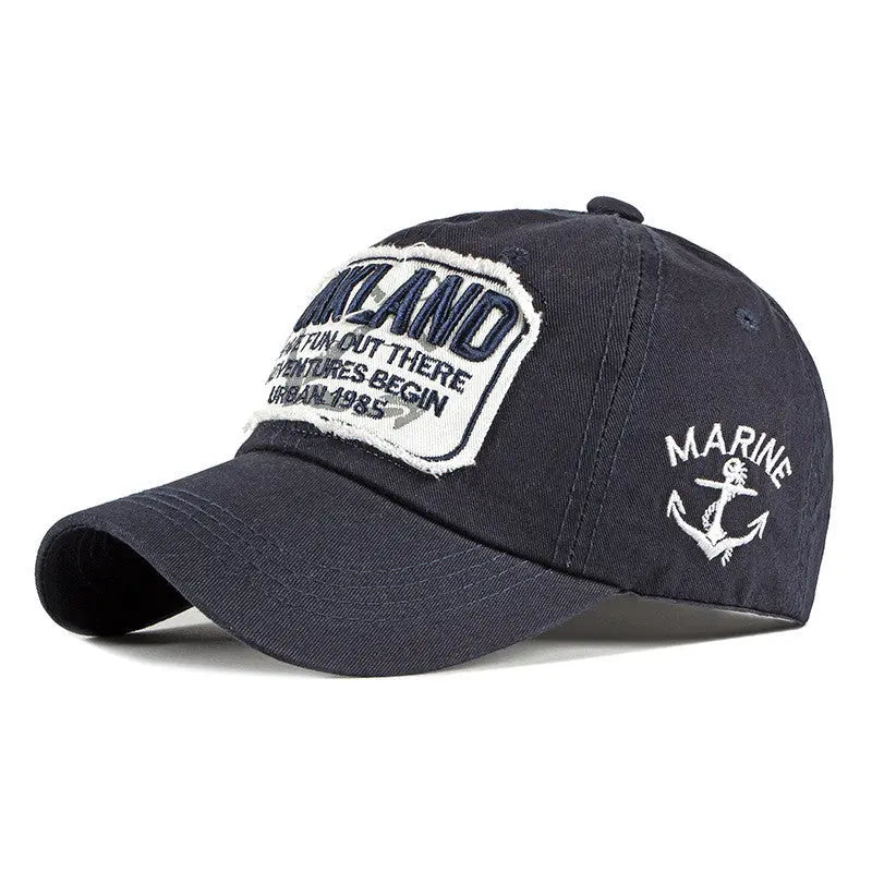 Embroidered duck tongue hat - WAlMYe #