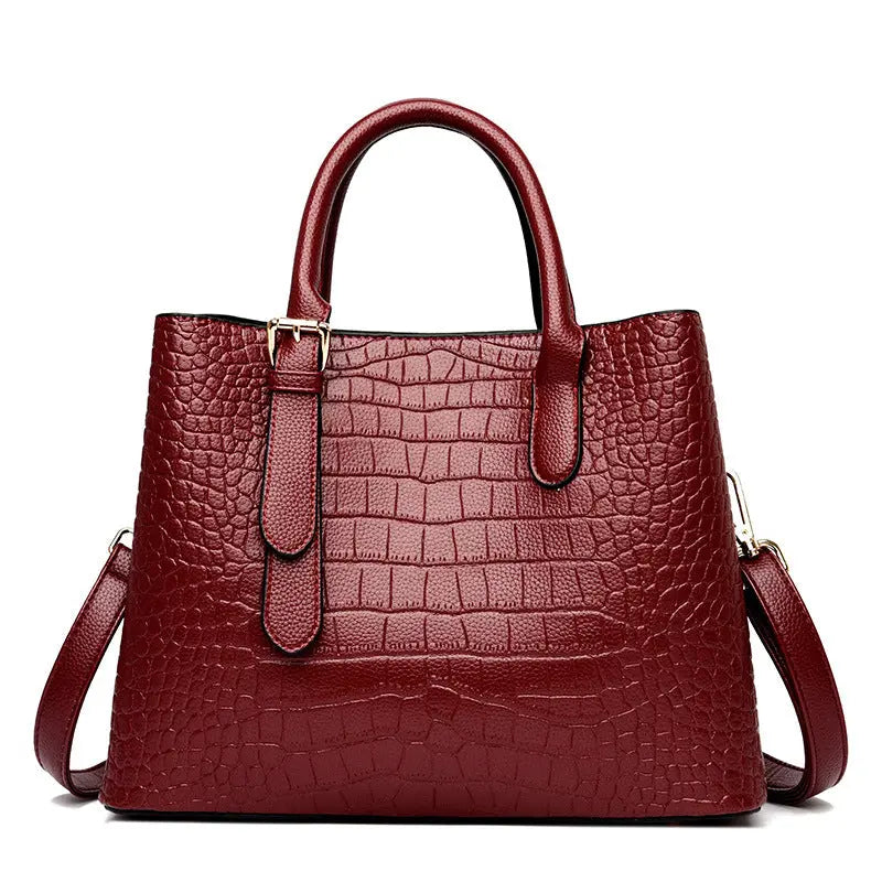 Fashion Crocodile Pattern Women's Handbag - WAlMYe #