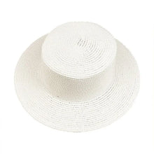 Load image into Gallery viewer, Fashion Ladies Flat Top Shade Straw Hat - WAlMYe #
