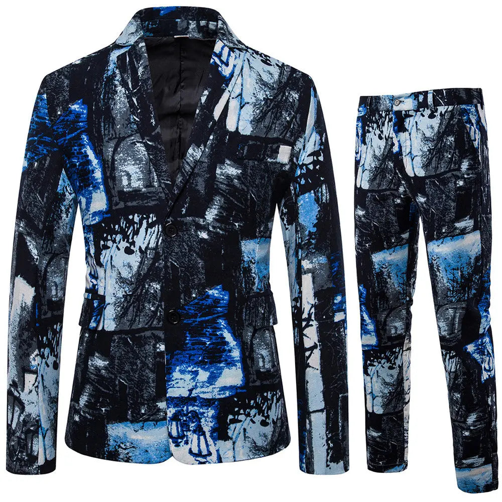 Fashion Men's Ethnic Style Suit Pants Suit - WAlMYe #