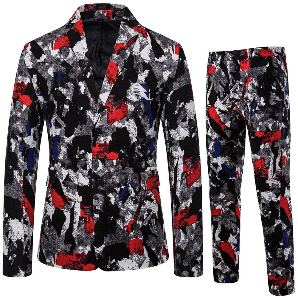 Fashion Men's Ethnic Style Suit Pants Suit - WAlMYe #