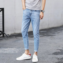 Load image into Gallery viewer, Fashion Men&#39;s Jeans Nine Part Simple Casual Men&#39;s Trousers - WAlMYe #
