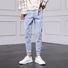 Load image into Gallery viewer, Fashion Men&#39;s Jeans Nine Part Simple Casual Men&#39;s Trousers - WAlMYe #
