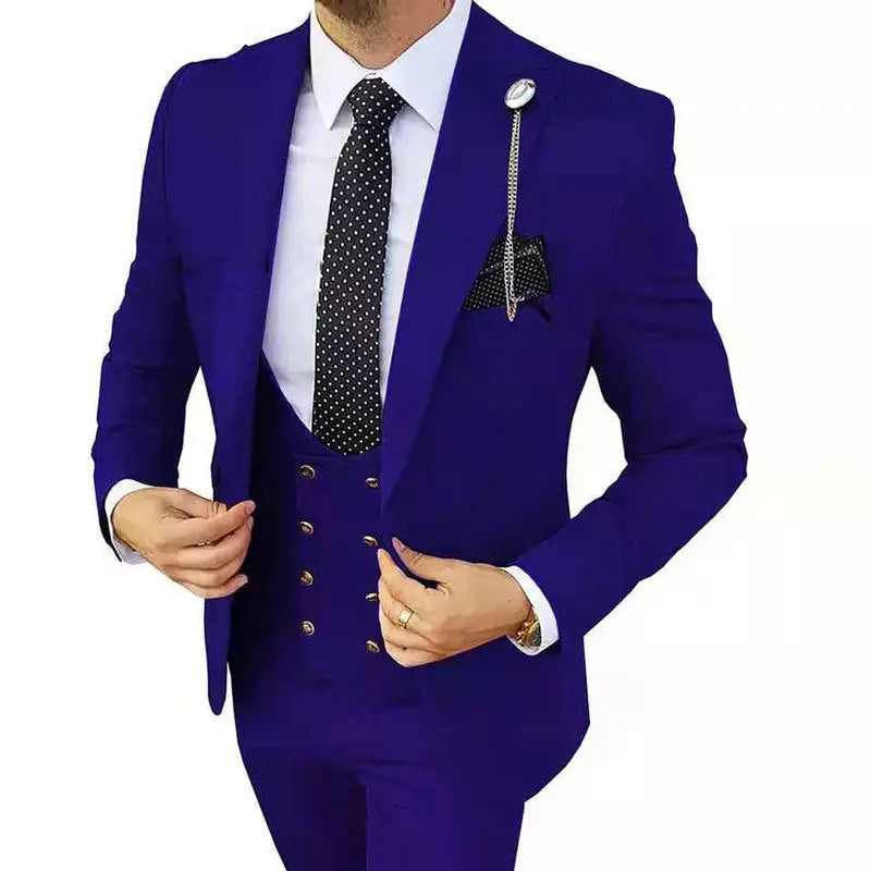 Fashion Men's Three Piece Suit Appear Thin - WAlMYe #