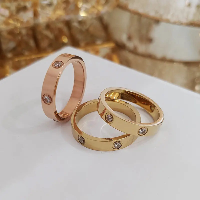 Fashion Personality Does Not Fade Niche Design Couple Ring - WAlMYe #