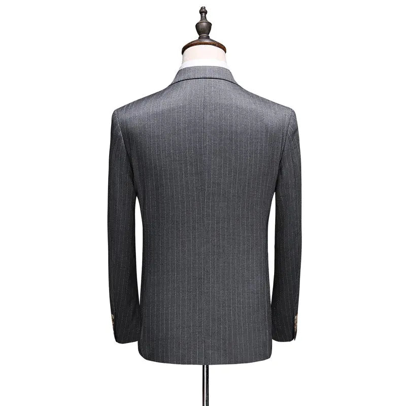 Fashion Simple Men's Double Breasted Suit - WAlMYe #