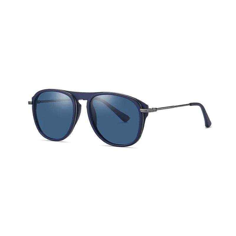 Fashion Sunglasses Large Frame Men's Polarized Lens Metal Fashion Sunglasses - WAlMYe #