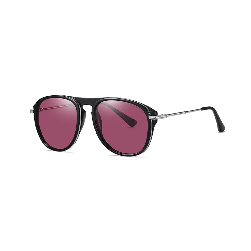 Fashion Sunglasses Large Frame Men's Polarized Lens Metal Fashion Sunglasses - WAlMYe #
