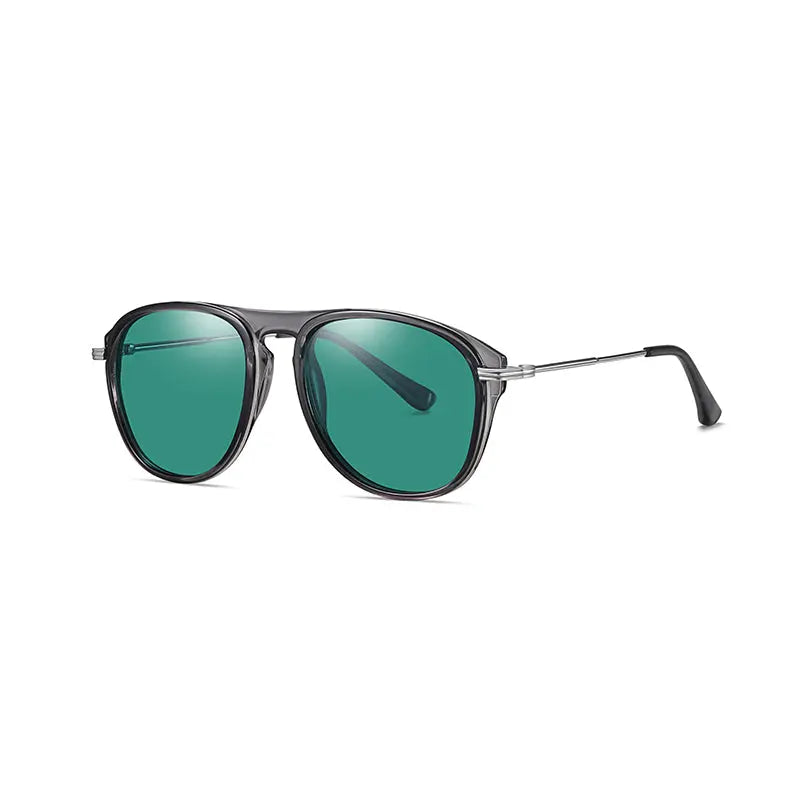 Fashion Sunglasses Large Frame Men's Polarized Lens Metal Fashion Sunglasses - WAlMYe #