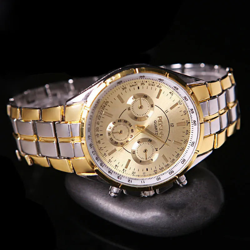 Fashion steel belt couple watch - WAlMYe #