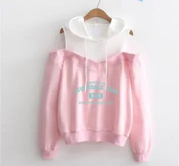 Fashion strapless hooded sweatshirt - WAlMYe #