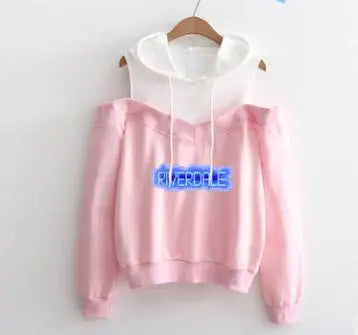 Fashion strapless hooded sweatshirt - WAlMYe #