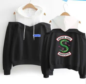 Fashion strapless hooded sweatshirt - WAlMYe #