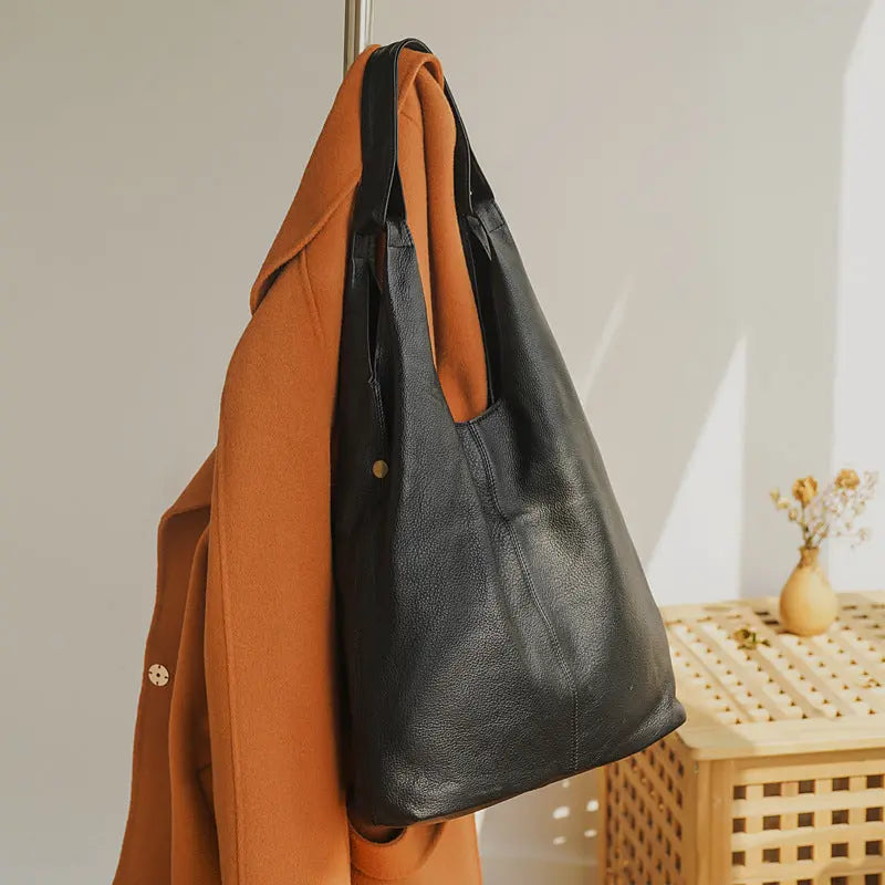 First Layer Cowhide All-in-one Handbag Retro Commuting - WAlMYe #