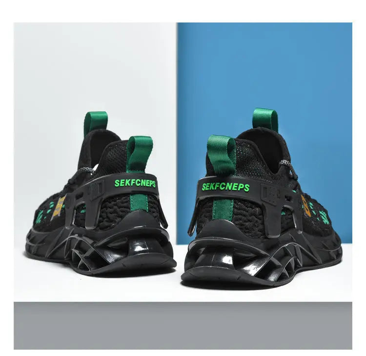 Flying Woven Mesh Breathable Blade Mens Casual Running Shoes - WAlMYe #