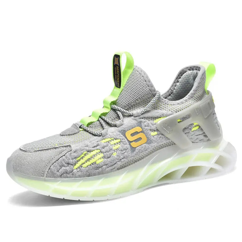 Flying Woven Mesh Breathable Blade Mens Casual Running Shoes - WAlMYe #