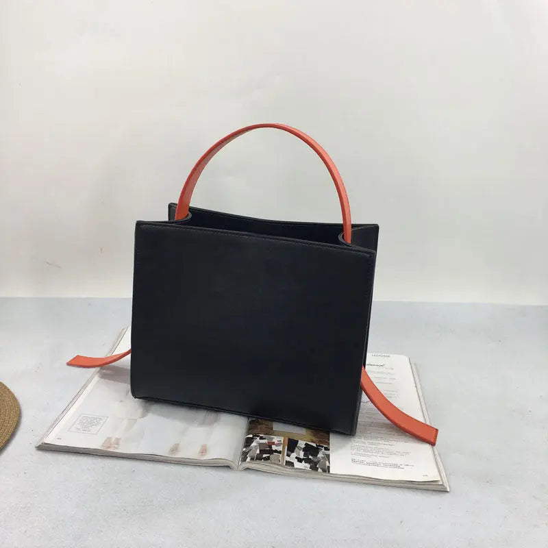 French Niche Foreign Style New Leather Shoulder Handbag - WAlMYe #