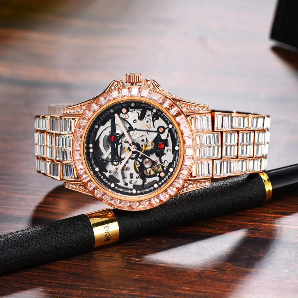 Full Bore Automatic Hollow Mechanical Men's Watch - WAlMYe #