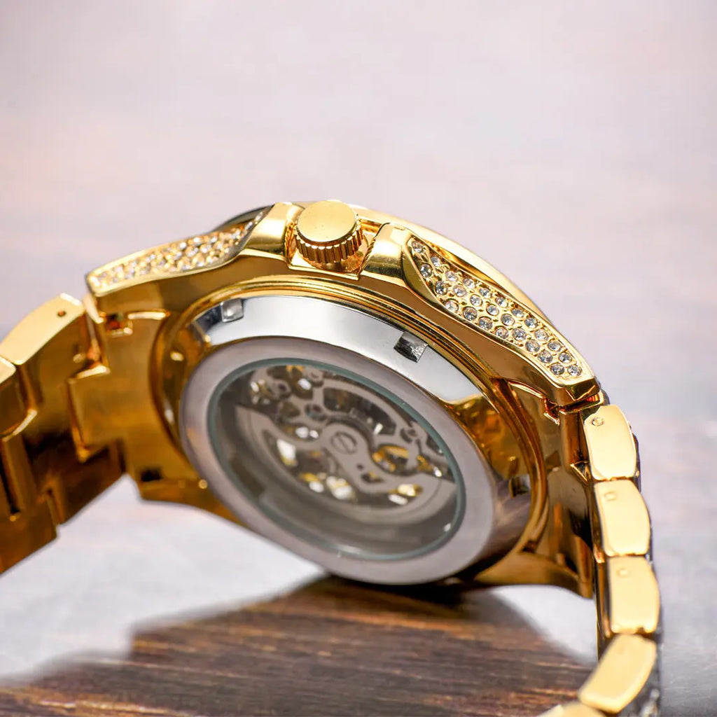 Full Bore Automatic Hollow Mechanical Men's Watch - WAlMYe #