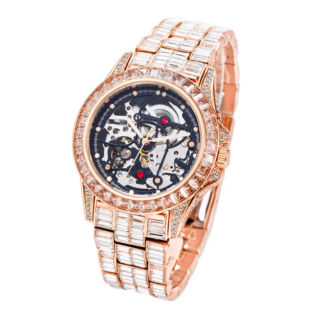 Full Bore Automatic Hollow Mechanical Men's Watch - WAlMYe #