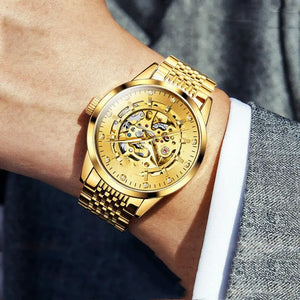 Fully Automatic Mechanical Hollowed Out Men's Watch - WAlMYe #