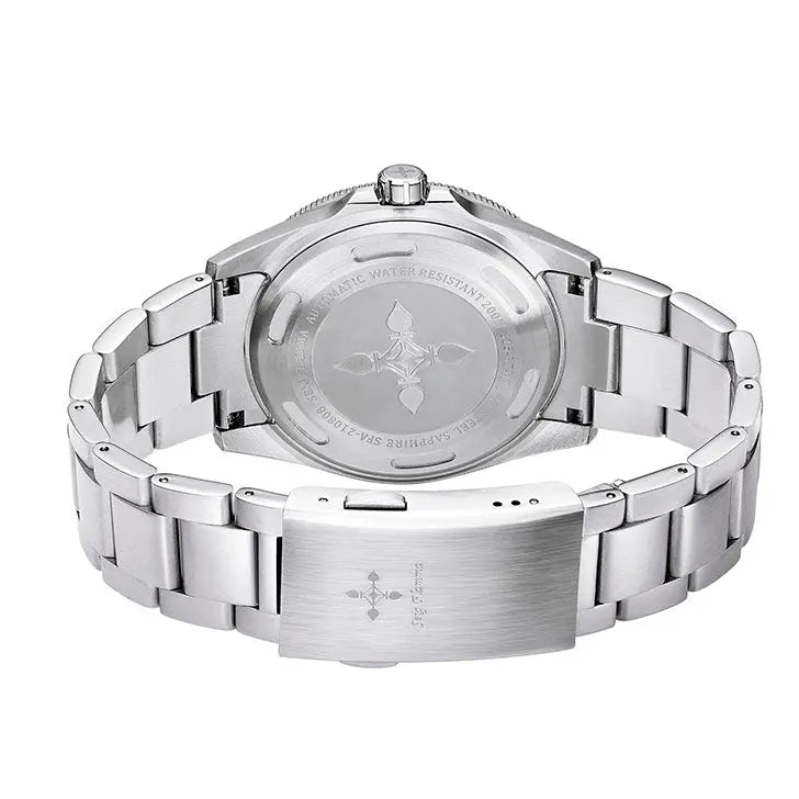 GMT Luminous Waterproof Sapphire Glass Stainless Steel Men's Watch - WAlMYe #