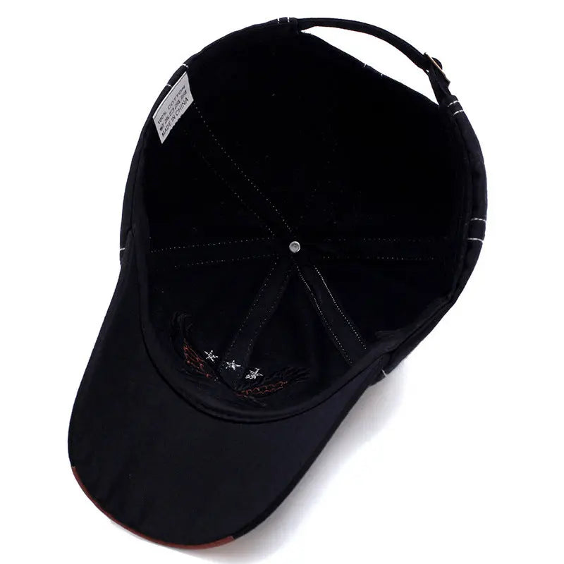 Hat Boy And Girl Sunshade Baseball Cap Eagle Embroidery Korean Style - WAlMYe #