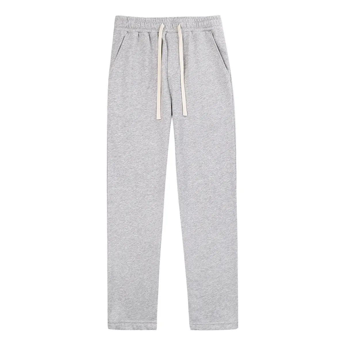 Heavyweight Cotton Straight Sweatpants Men's Vintage - WAlMYe #