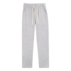 Heavyweight Cotton Straight Sweatpants Men's Vintage - WAlMYe #