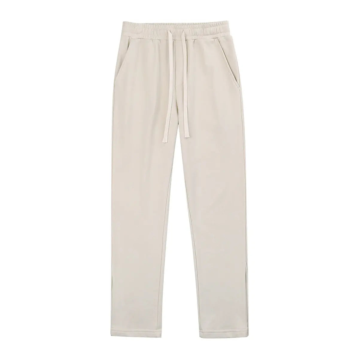 Heavyweight Cotton Straight Sweatpants Men's Vintage - WAlMYe #