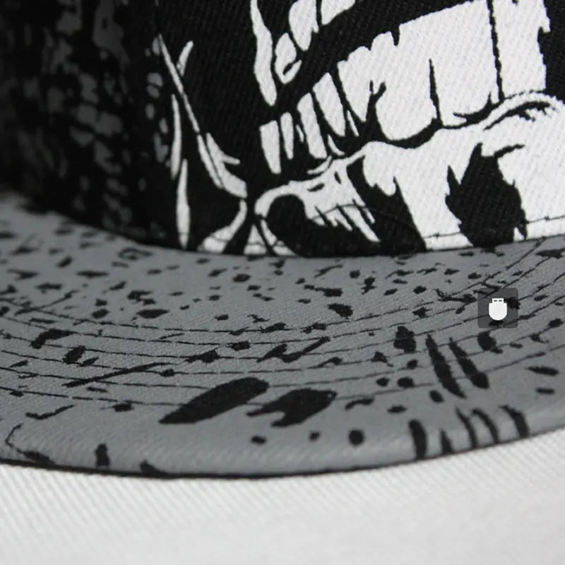 Hip Hop Hat Doodle Baseball Devils Graffiti - WAlMYe #