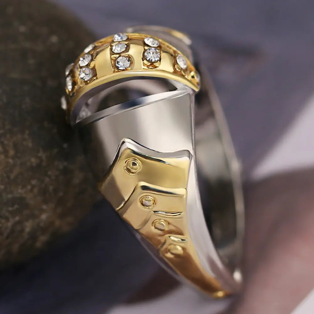 Hot Selling Gold Fish Mouth Shape Ring - WAlMYe #