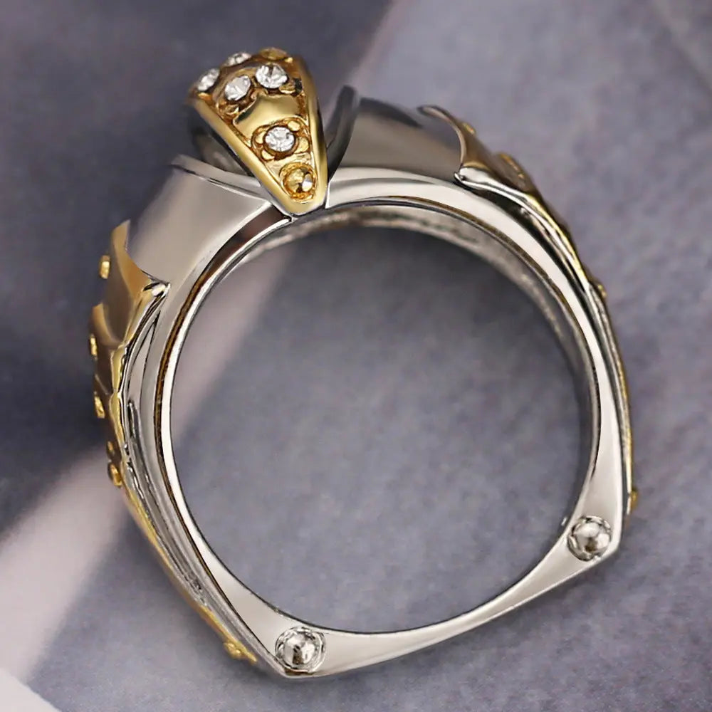 Hot Selling Gold Fish Mouth Shape Ring - WAlMYe #