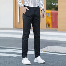 Load image into Gallery viewer, Korean Style Slim Men&#39;s Mid-waist Trousers - WAlMYe #
