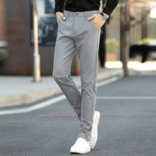 Load image into Gallery viewer, Korean Style Slim Men&#39;s Mid-waist Trousers - WAlMYe #
