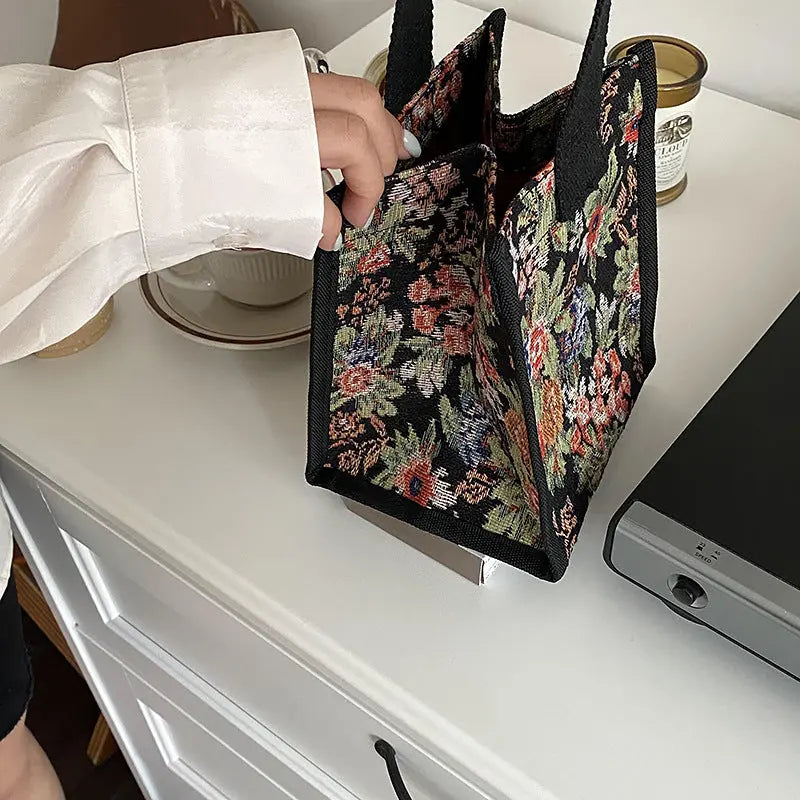 Ladies Shoulder Bags Crossbody Bags Canvas Bags Flower Shoulder Bags - WAlMYe #