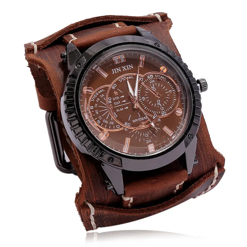 Leather Watch Personality European And American Punk - WAlMYe #